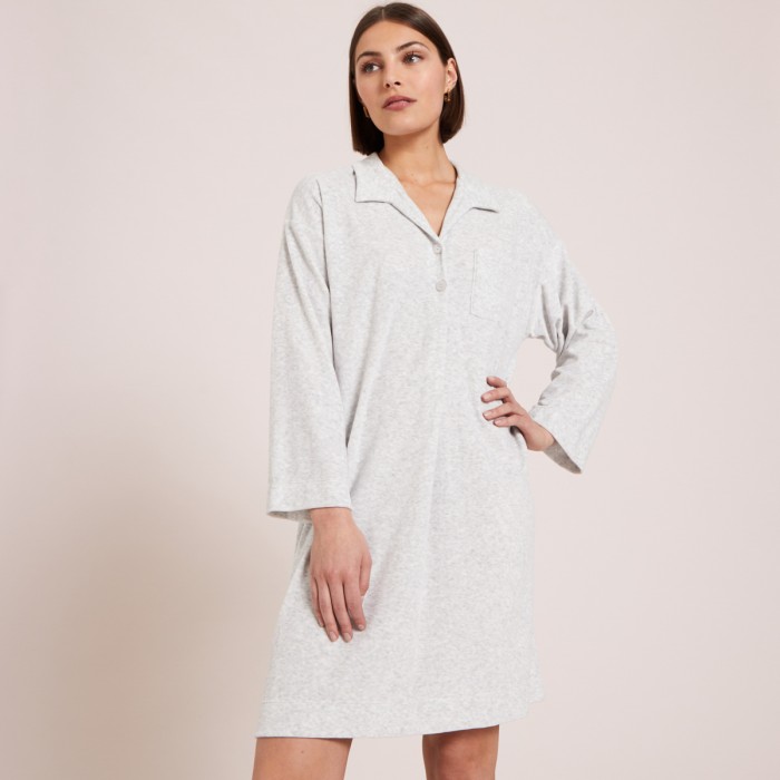 Robe courte Fable Gris chine
